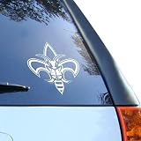 NBA New Orleans Hornets White 8'' Logo Decal