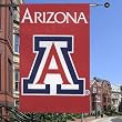 Arizona Wildcats Applique Banner Flag