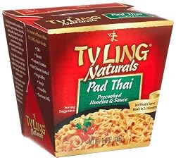 Ty Ling Naturals Pad Thai Precooked Noodles & Sauce Meal, 11.6-Ounce Boxes (Pack of 6)