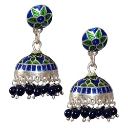 Handmade Sterling Silver Earrings 1.25 Inches