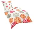 Fleuresse 112769 Fb. 4 Mako-Satin-Bettw�sche, 135 x 200 cm, rot