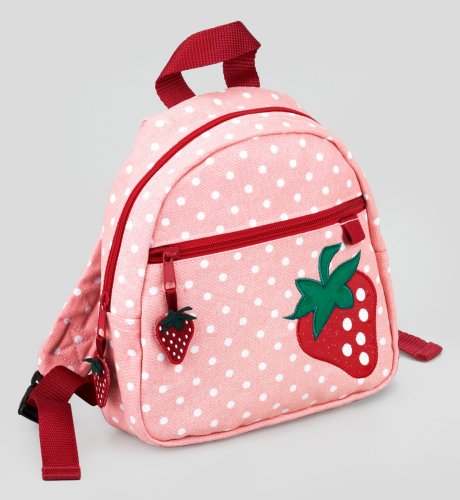 Strawberry Spot Print Rucksack