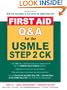 First Aid Q&A for the USMLE Step 2 CK (First Aid Series)