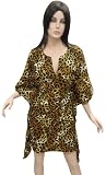 Trendy Animal Printed Sequin Worked Kaftan Caftan Cover up Tunic Spring resort dress Mother's Day Gift