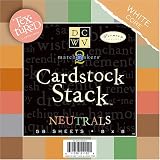 Diecuts With A View 8 Inch by 8 Inch Match Makers Neutrals Cardstock Stack