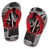 Disney Store Boys Star Wars The Force Awakens Flip Flops Size 13/1 Grey