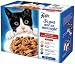 Felix So gut wie es aussieht 12er Multi Pack Fleisch mit Huhn, Rind, Kaninchen und Lamm, 12 x 100 g Frischebeutel - Katzenfutter