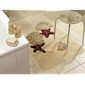 Sanwood 8011712 Mare Badteppich, 100% Polyacryl, table tuft, 60 x 60 cm