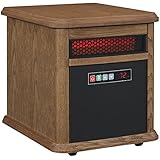 Duraflame 9HM9126-O142 Portable Electric Infrared Quartz Heater, Oak
