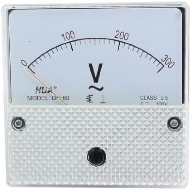 Class 2.5 AC 0-300V Analog Voltage Voltmeter Panel Meter Gauge