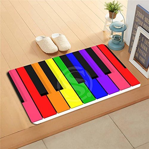 K&amp;!138 Custom Piano key patterns #u Doormat Home Decor Door mat Floor Mat Bath Mats foot pad J-725F138ws