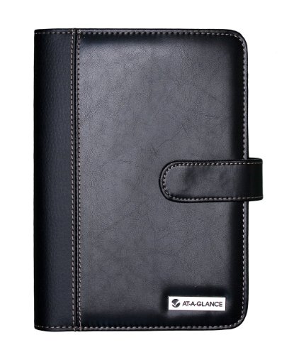 AT-A-GLANCE Executive Fashion Weekly/Monthly Planner, 5 x 8 Inches, Black, 2011 (70-NF45-05)