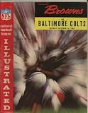 Football Game Program Cleveland Browns vs Baltimore Colts 1962 Municipal Stadium