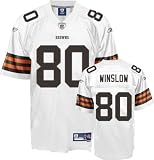 Kellen Winslow Jr. White Reebok NFL Premier Cleveland Browns Jersey