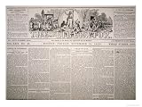 Front Page of The Liberator, Founded by William Lloyd Garrison Art Giclee Poster Print by American School, 24x18