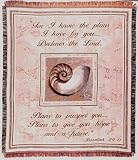 I Know the Plans Bible Jeremiah 29:11 Tapestry Throw Blanket 50 x 60 I Know the Plans Bible Jeremiah 29:11 Tapestry Throw Blanket 50 x 60