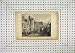 1828 Antique Print View Hotel De Cluny Court Yard