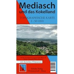 "Mediasch und das Kokelland" 1:50.000: Topographische Karte. Auf der Grundlage der topographischen Bl�tter der "Directia Topografica Militara", Bukarest, mit deutschen Ortnamen