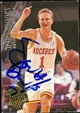 Scott Brooks Autographed/Hand Signed Basketball Card (Houston Rockets) 1995 Fleer Ultra #254