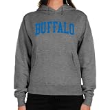 NCAA Buffalo Bulls Ladies Basic Arch Midweight Pullover Hoodie - Charcoal