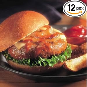 12 pcs. (8 oz) Prince Premium Steak Burgers by Entrees to Excellence