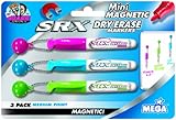 Board Dudes Mini Dry Erase Markers with Magnet Tassel, 3 Count (20013UA-24)