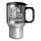 Tampa Bay Buccaneers 16oz Stainless Steel Travel Mug