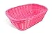 Colorbasket Hand Woven Waterproof Rectangular Basket, Rose