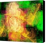 10th dimentional being Canvas Print / Canvas Art   Artist Steve Thorpe
