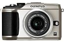 OLYMPUS マイクロ一眼 PEN E-PL2 レンズキット ゴールド E-PL2 LKIT GLD