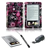 Crystal Case Pink Flower Ultimate Design Slim Premium Durable Hard Case Edition For Barnes... by 