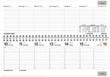 Produkt-Bild: Rido Tischkalender rido-septant 30,7x10,5cm Kalendarium 2012