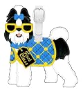 Shih Tzu Dog Luggage Tag / Pet Carrier Tag