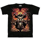 Skulbone Grim Rider Motorcycle Reaper T-Shirt