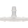 Value Plastics White Nylon Tube Fitting, 200 Series Barbed Tee, Tube ID