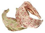 L. Erickson USA Scarf Headband - Rhubarb Floral