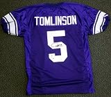 LaDainian Tomlinson Autographed/Hand Signed TCU Purple Jersey PSA/DNA
