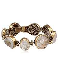 Lucky Brand "Royal Jewels" Clear Set Stone Bracelet, 7.75"
