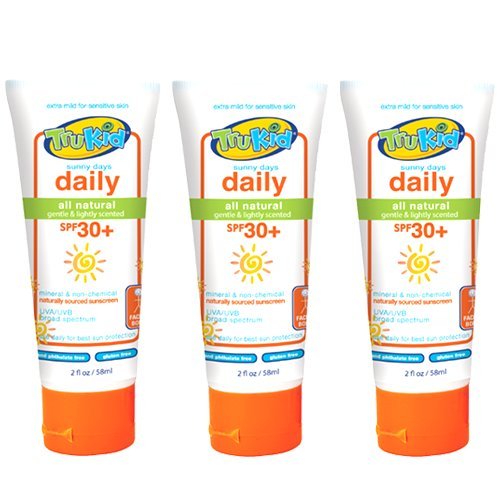 TruKid Sunny Days SPF 30+ DAILY Sunscreen 2oz - 3 pack