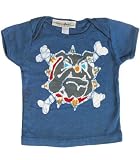Spike Dog Short Sleeve Tee in Blue ~ infant - child