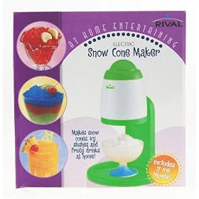 Rival IS575-LL Electric Ice Shaver Snow Cone Frozen Drink Maker in Lime