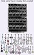 Loaded best seller belly ring display!