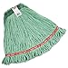Rubbermaid Web Foot Wet Mops, Cotton/synthetic, Green, Medium, 1-in Green Hea...
