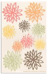 Martha Stewart Crafts Stickers Glittered Fall Chrysanthemum By The Package