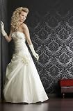 Brautkleid / Standesamt Kleid mit Blume, Farbe:weiß; Größe:40 Produktbild