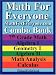 Book Math For Everyone Combo Book: 7th Grade Math, Algebra I, Geometry I, Algebra II, Math Analysis, Calculus