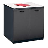Bush Series A 2-Door Storage Cabinet - Slate