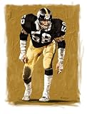 Small Jack Lambert Pittsburgh Steelers Giclee #3
