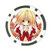 Anime Girl flowers Poker Chip Card Guard Great Gift Idea