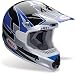 Bell SC Flash Blue/Silver Full Face Motorcross Helmet